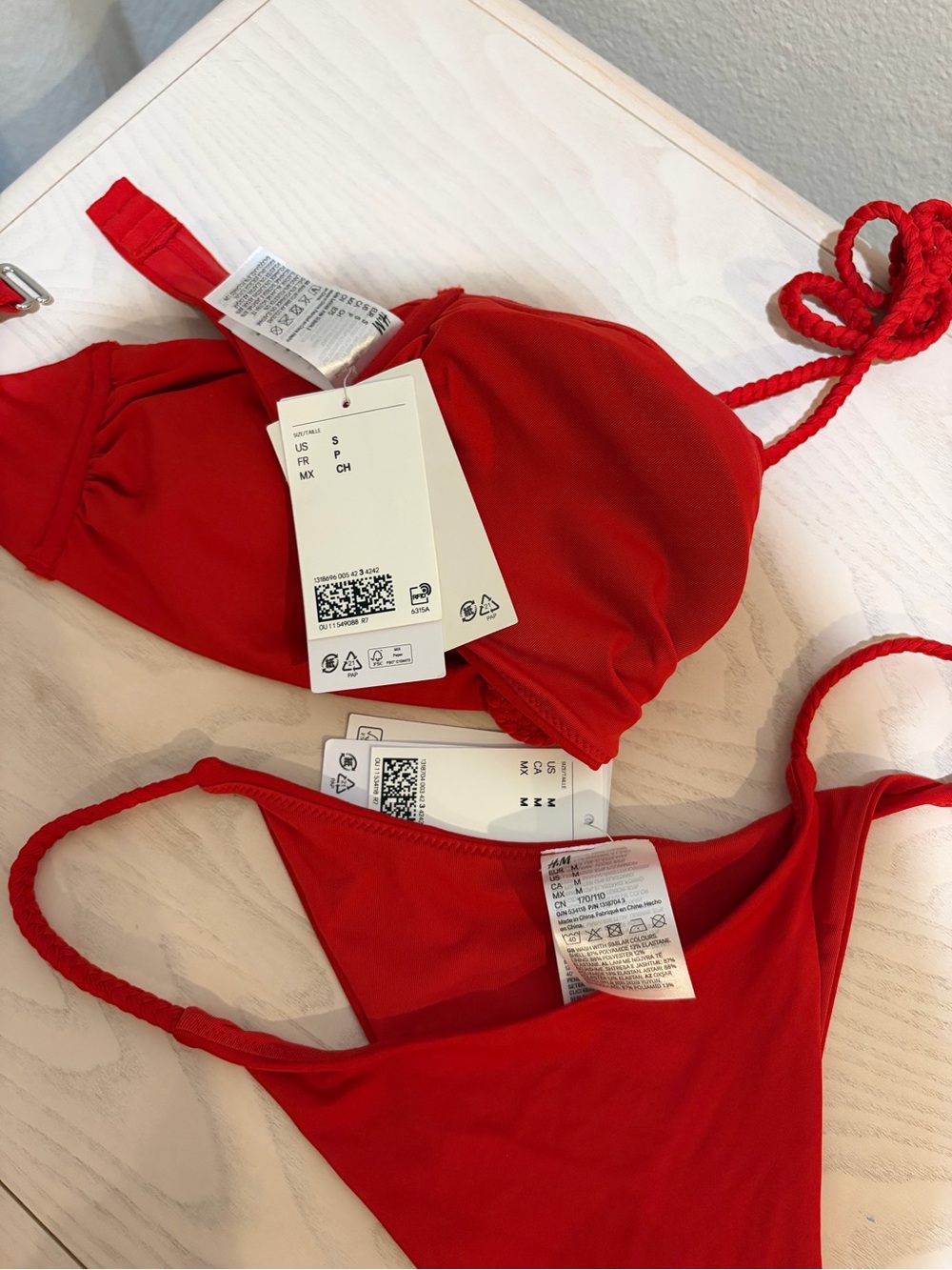 NEW H&M Bikini Set in Red